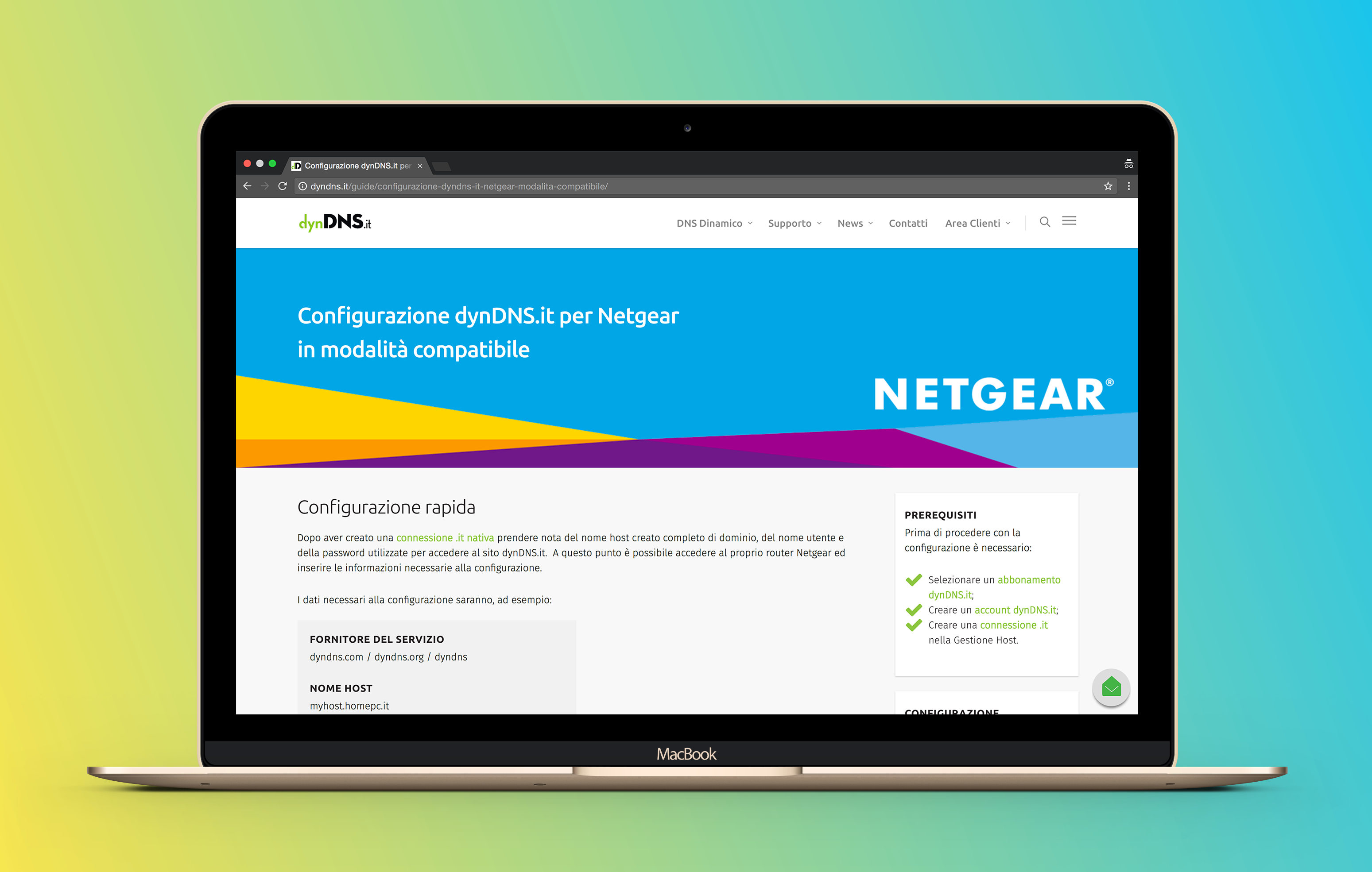 Online le nuove Guide di Configurazione - dynDNS.it - DNS dinamico gratuito